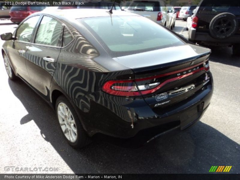 Pitch Black / Black 2013 Dodge Dart Limited