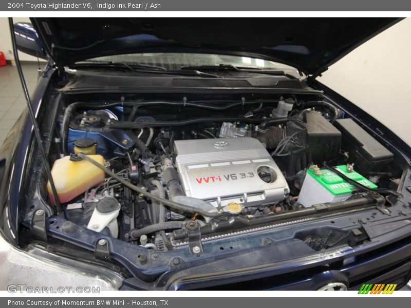 Indigo Ink Pearl / Ash 2004 Toyota Highlander V6