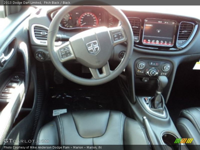 Pitch Black / Black 2013 Dodge Dart Limited