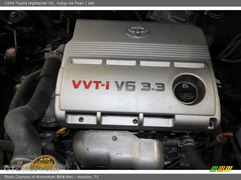 Indigo Ink Pearl / Ash 2004 Toyota Highlander V6