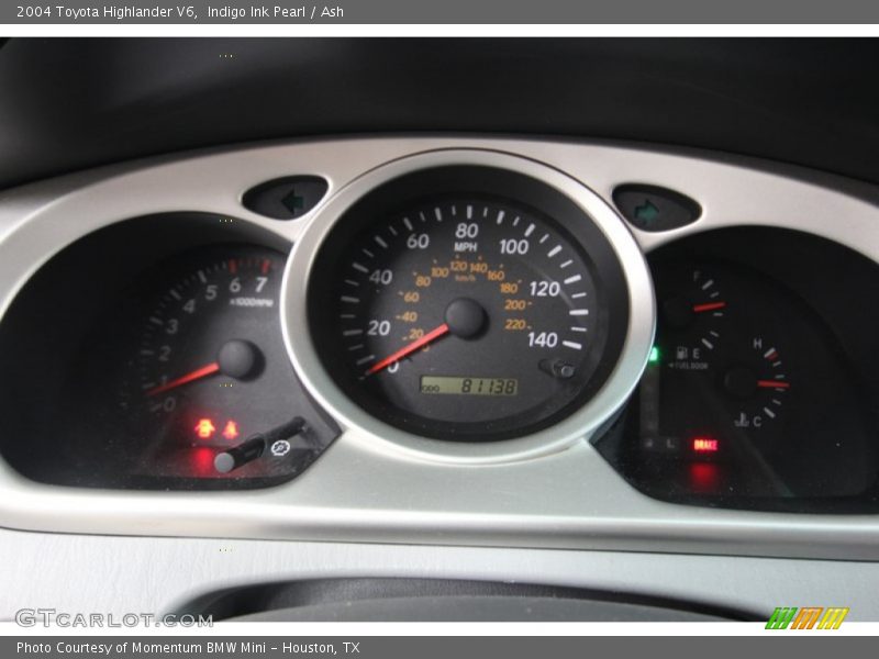 Indigo Ink Pearl / Ash 2004 Toyota Highlander V6