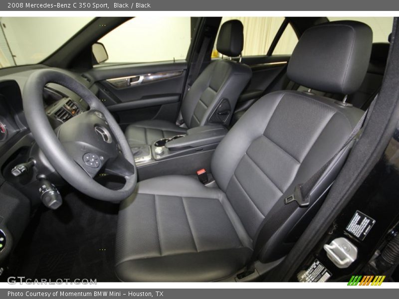 Black / Black 2008 Mercedes-Benz C 350 Sport