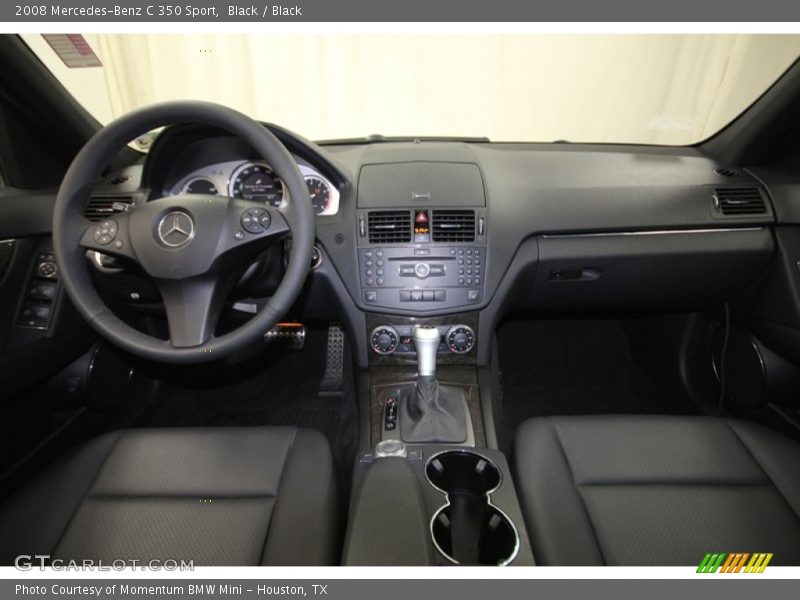 Black / Black 2008 Mercedes-Benz C 350 Sport