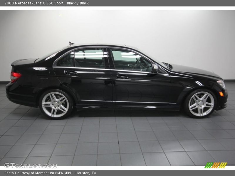 Black / Black 2008 Mercedes-Benz C 350 Sport