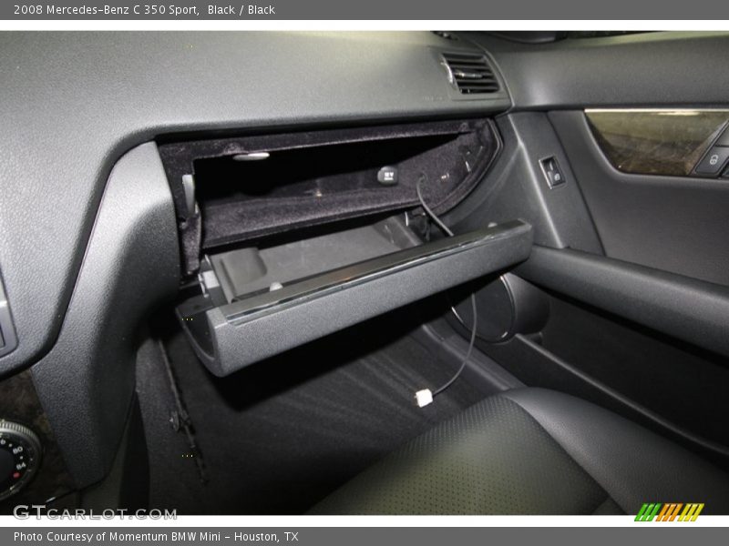 Black / Black 2008 Mercedes-Benz C 350 Sport