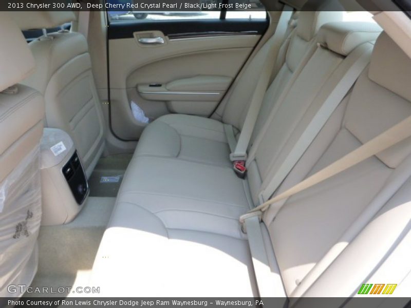 Deep Cherry Red Crystal Pearl / Black/Light Frost Beige 2013 Chrysler 300 AWD