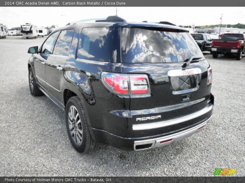 Carbon Black Metallic / Cocoa Dune 2014 GMC Acadia Denali AWD