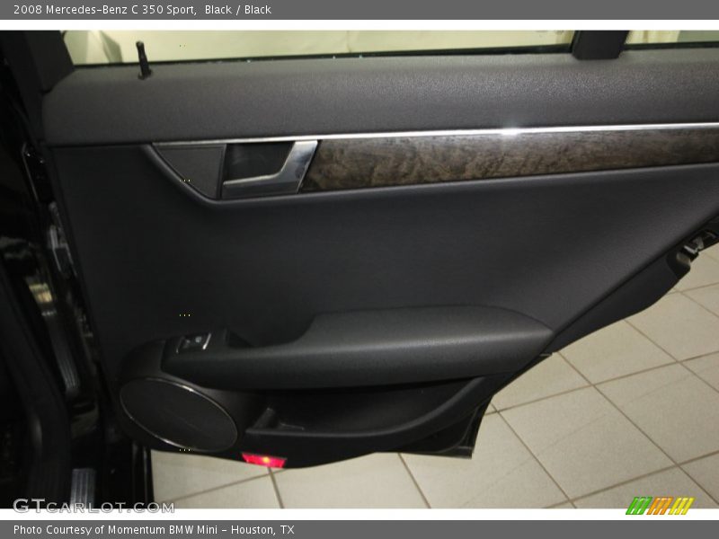 Black / Black 2008 Mercedes-Benz C 350 Sport