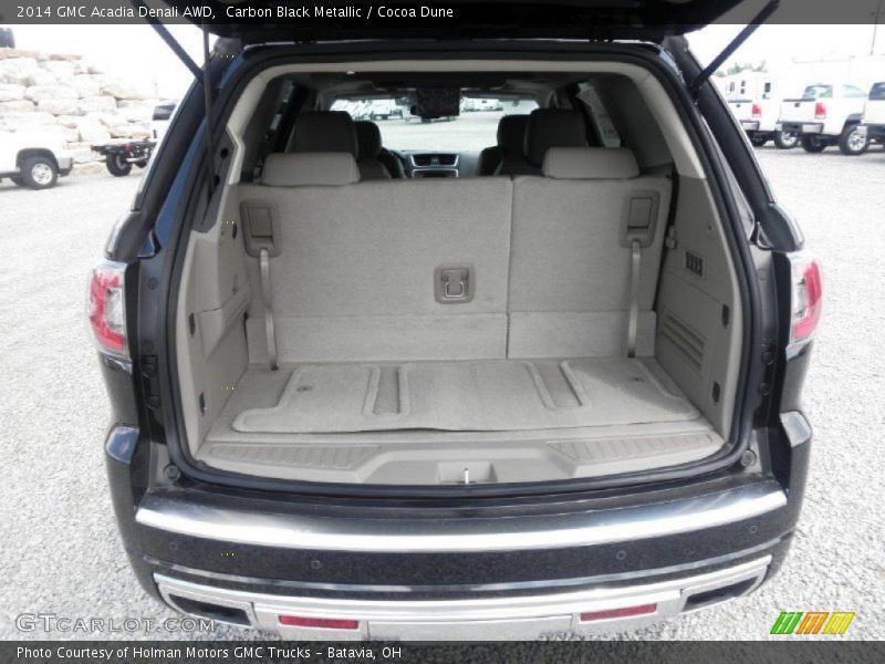 Carbon Black Metallic / Cocoa Dune 2014 GMC Acadia Denali AWD
