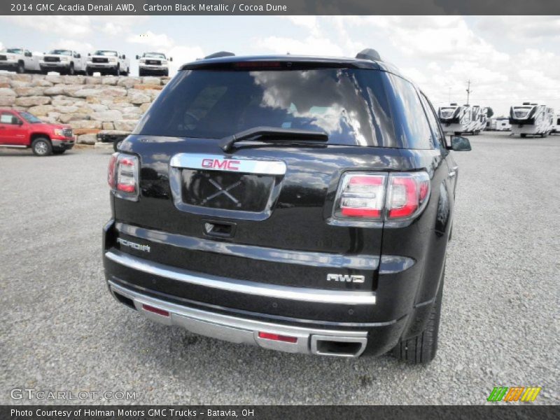 Carbon Black Metallic / Cocoa Dune 2014 GMC Acadia Denali AWD