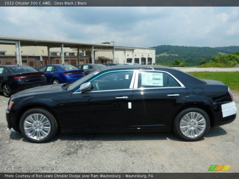 Gloss Black / Black 2013 Chrysler 300 C AWD