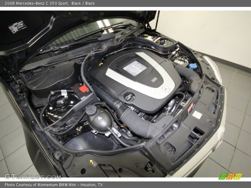 Black / Black 2008 Mercedes-Benz C 350 Sport