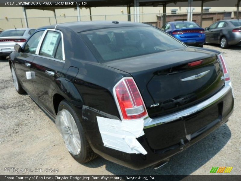 Gloss Black / Black 2013 Chrysler 300 C AWD