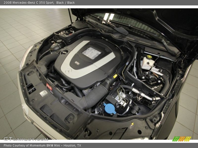 Black / Black 2008 Mercedes-Benz C 350 Sport