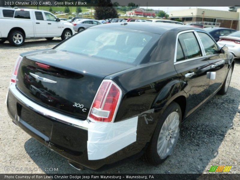 Gloss Black / Black 2013 Chrysler 300 C AWD