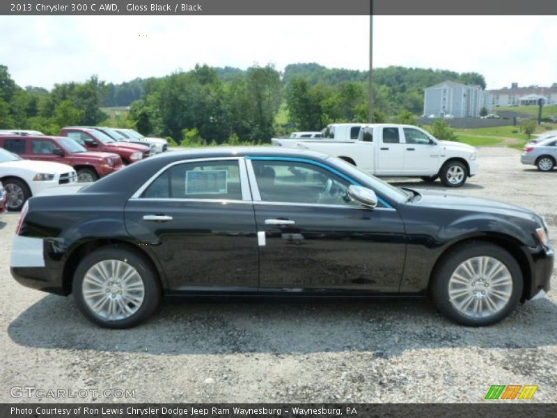 Gloss Black / Black 2013 Chrysler 300 C AWD