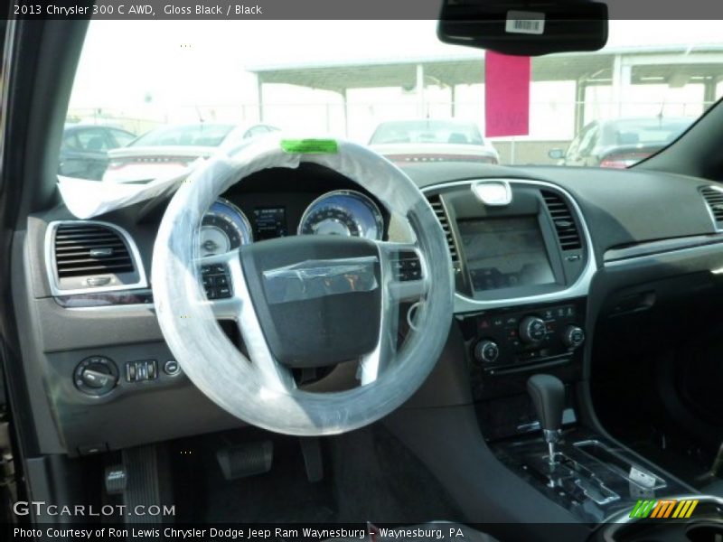 Gloss Black / Black 2013 Chrysler 300 C AWD