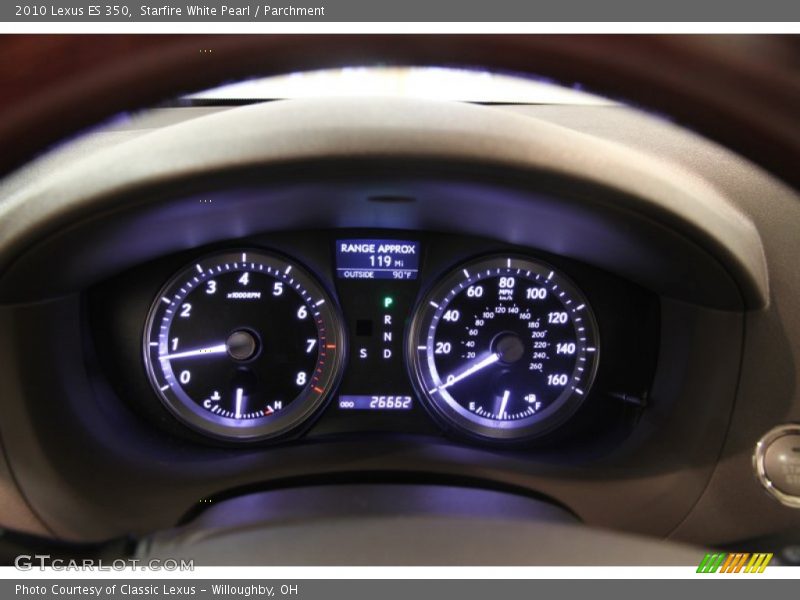 Starfire White Pearl / Parchment 2010 Lexus ES 350