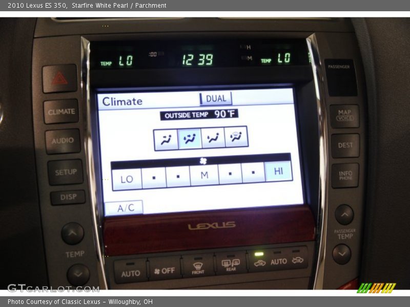 Starfire White Pearl / Parchment 2010 Lexus ES 350