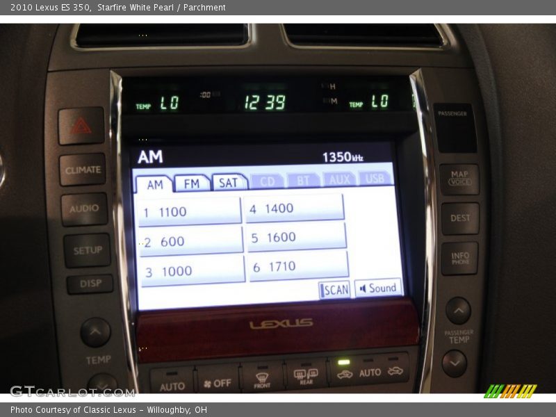 Starfire White Pearl / Parchment 2010 Lexus ES 350