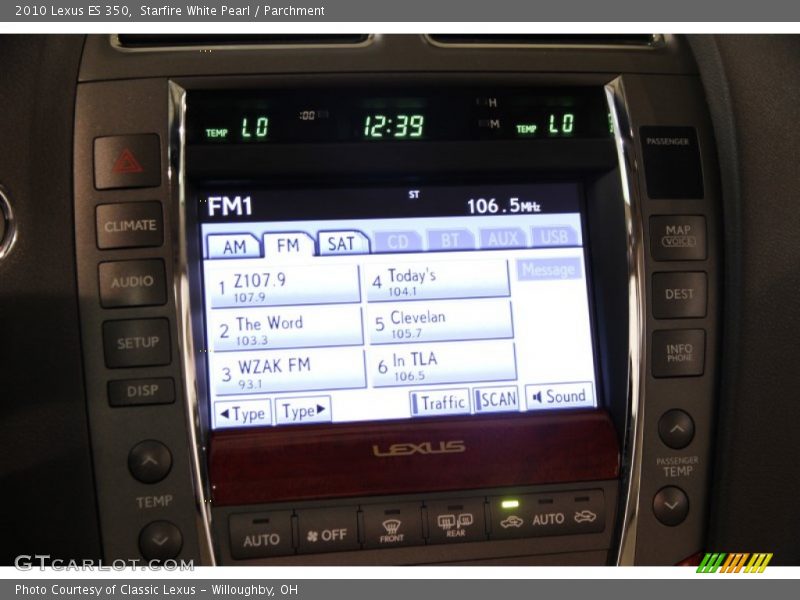 Starfire White Pearl / Parchment 2010 Lexus ES 350
