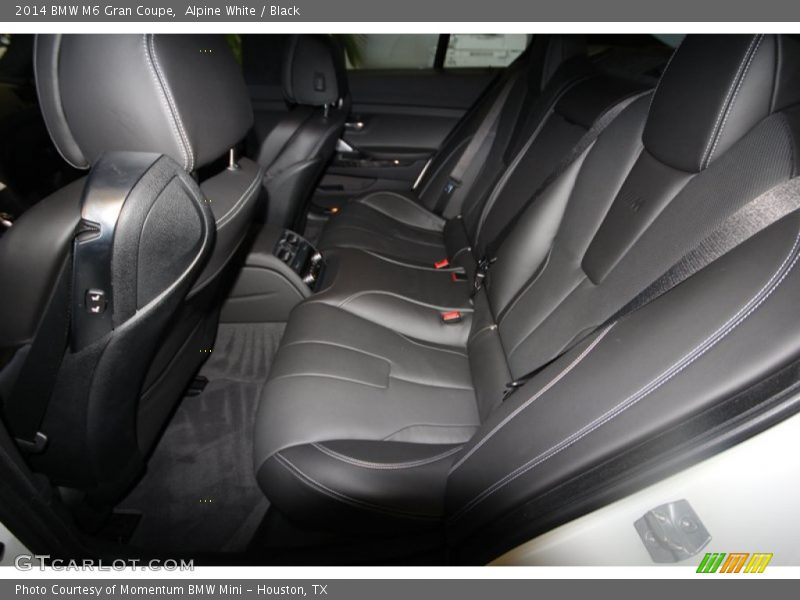 Rear Seat of 2014 M6 Gran Coupe