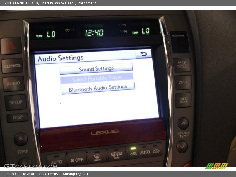 Starfire White Pearl / Parchment 2010 Lexus ES 350