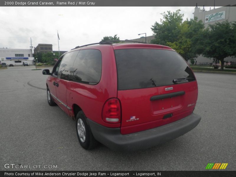 Flame Red / Mist Gray 2000 Dodge Grand Caravan