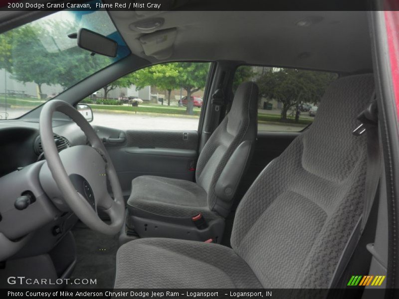 Front Seat of 2000 Grand Caravan 