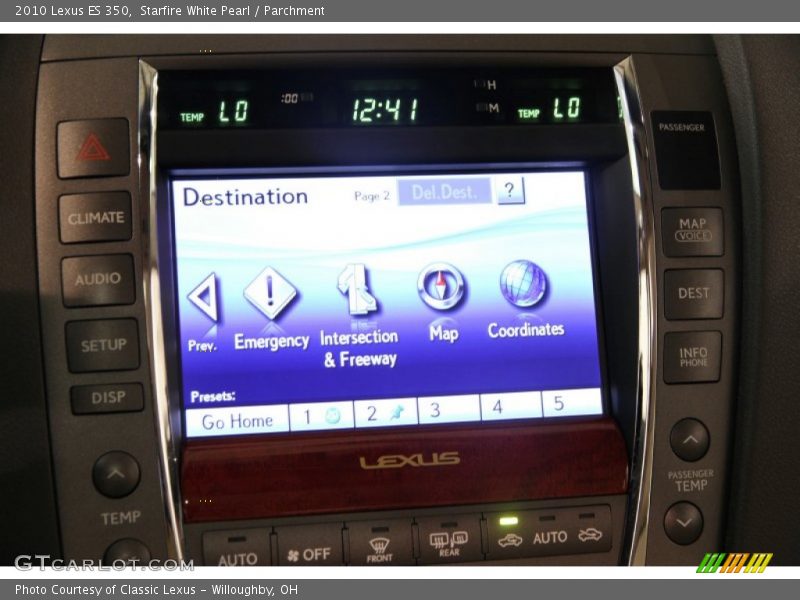 Starfire White Pearl / Parchment 2010 Lexus ES 350