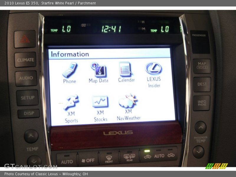 Starfire White Pearl / Parchment 2010 Lexus ES 350
