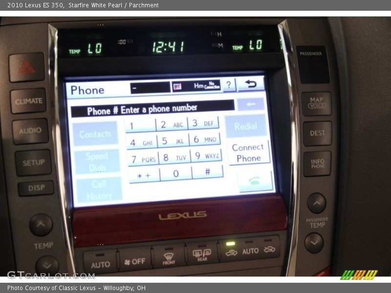 Starfire White Pearl / Parchment 2010 Lexus ES 350