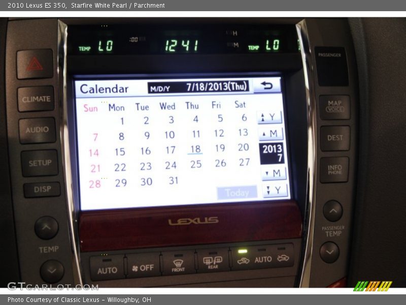 Starfire White Pearl / Parchment 2010 Lexus ES 350
