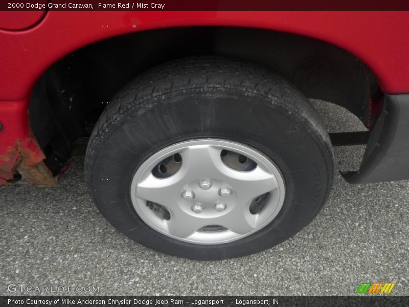 Flame Red / Mist Gray 2000 Dodge Grand Caravan
