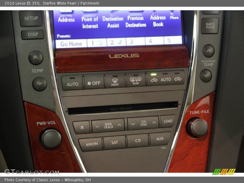 Starfire White Pearl / Parchment 2010 Lexus ES 350