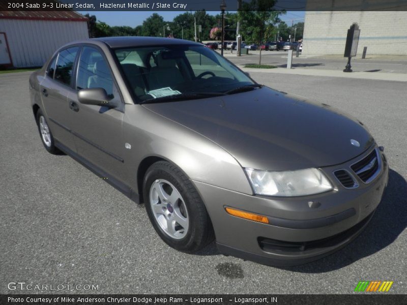 Hazlenut Metallic / Slate Gray 2004 Saab 9-3 Linear Sedan