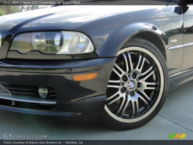 Jet Black / Black 2002 BMW 3 Series 325i Convertible