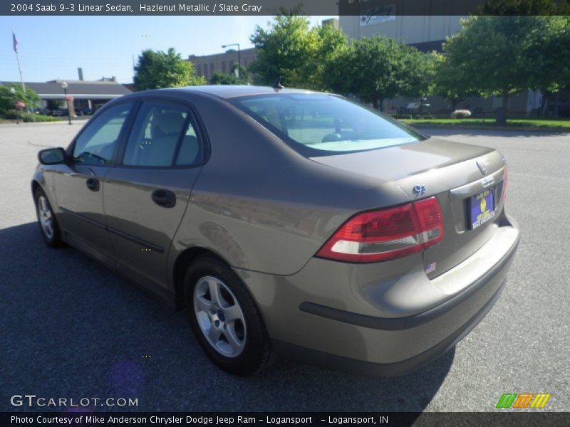Hazlenut Metallic / Slate Gray 2004 Saab 9-3 Linear Sedan