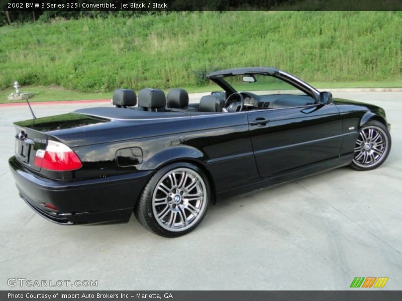 Jet Black / Black 2002 BMW 3 Series 325i Convertible