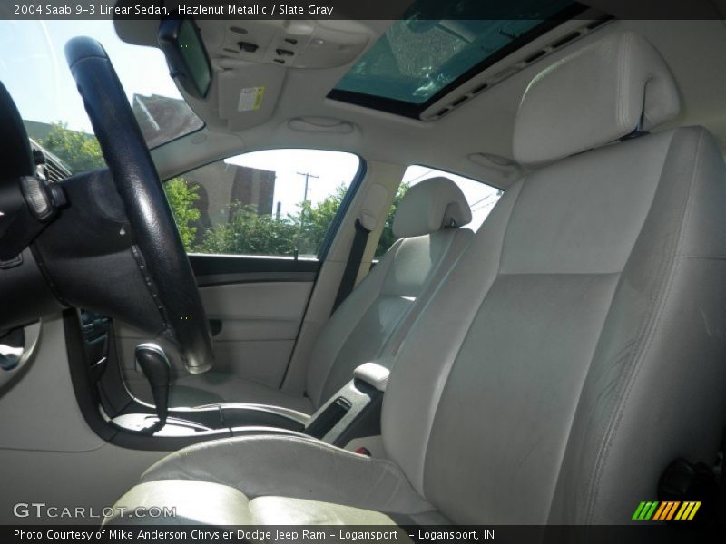 Hazlenut Metallic / Slate Gray 2004 Saab 9-3 Linear Sedan