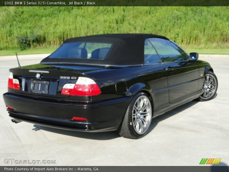 Jet Black / Black 2002 BMW 3 Series 325i Convertible