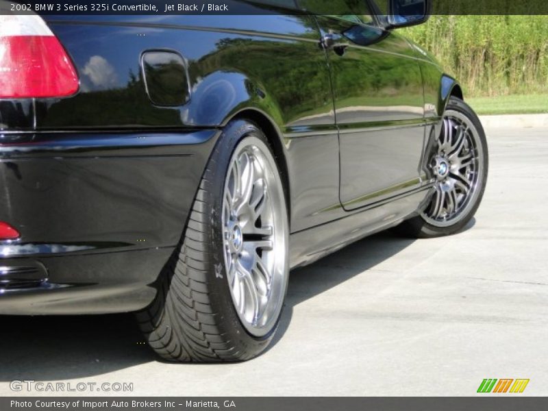 Jet Black / Black 2002 BMW 3 Series 325i Convertible