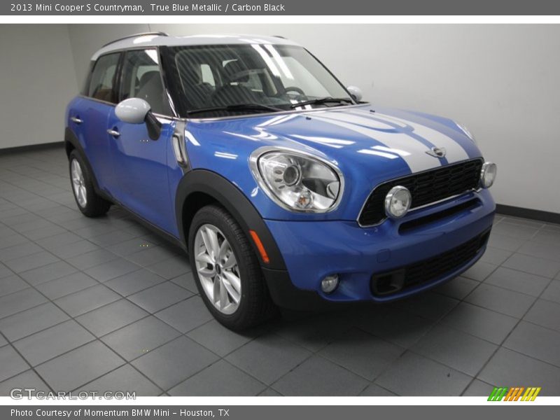 True Blue Metallic / Carbon Black 2013 Mini Cooper S Countryman