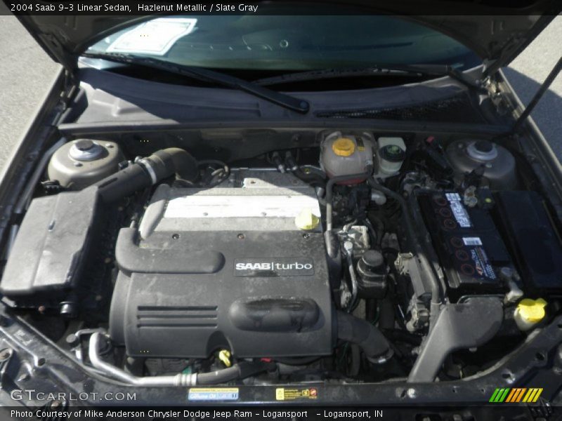Hazlenut Metallic / Slate Gray 2004 Saab 9-3 Linear Sedan