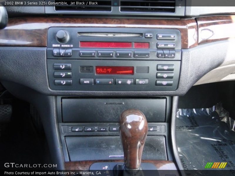 Jet Black / Black 2002 BMW 3 Series 325i Convertible