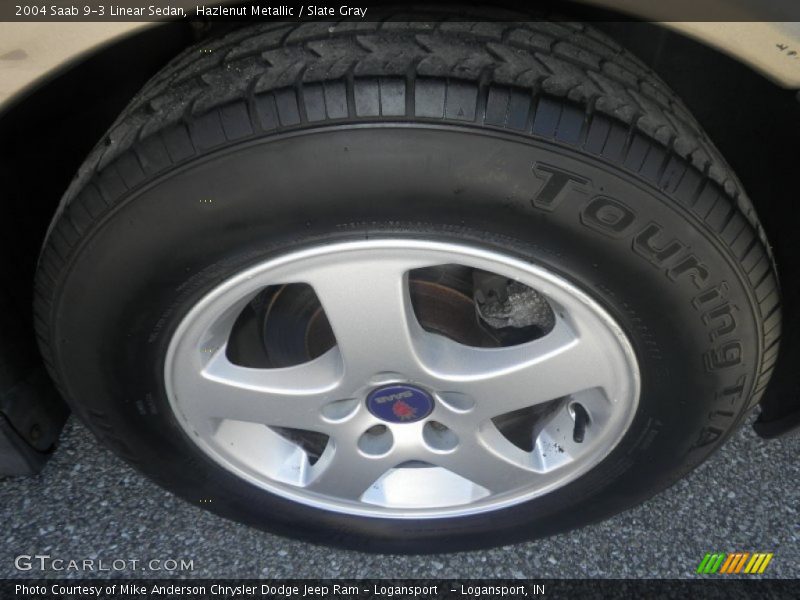 Hazlenut Metallic / Slate Gray 2004 Saab 9-3 Linear Sedan