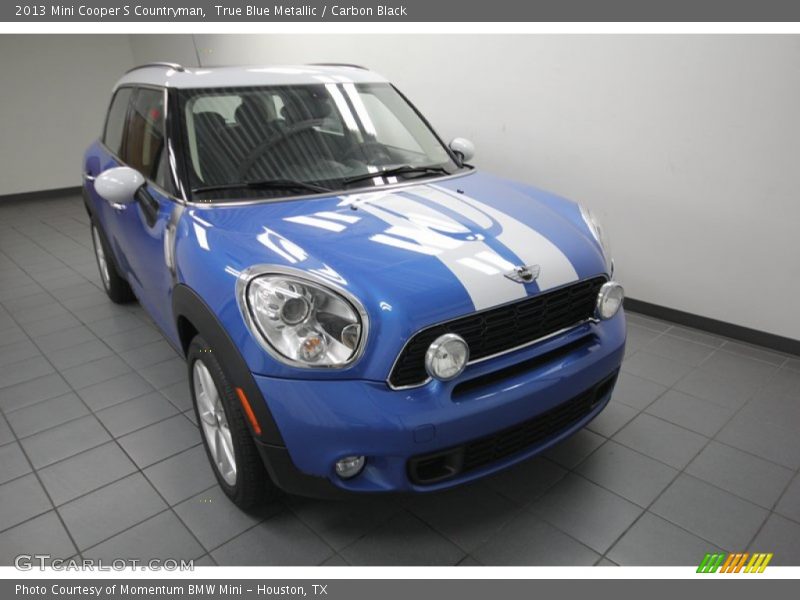 True Blue Metallic / Carbon Black 2013 Mini Cooper S Countryman