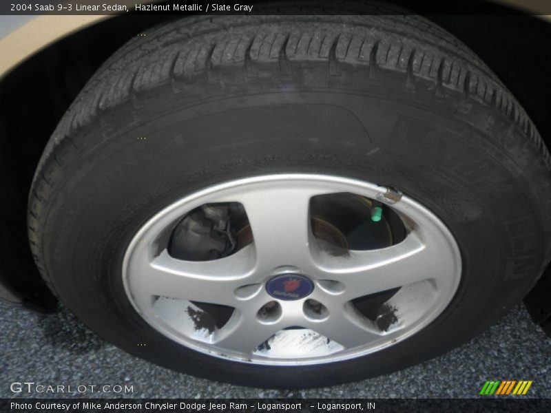 Hazlenut Metallic / Slate Gray 2004 Saab 9-3 Linear Sedan