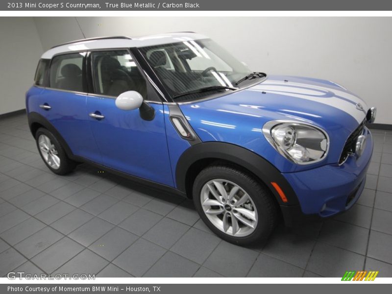 True Blue Metallic / Carbon Black 2013 Mini Cooper S Countryman