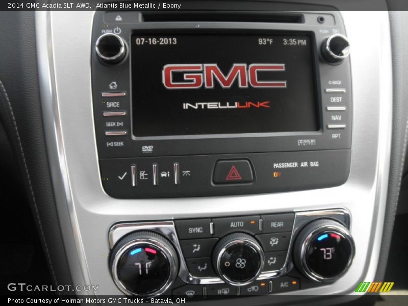 Controls of 2014 Acadia SLT AWD